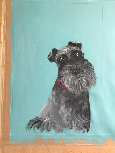 Pet portrait deposit